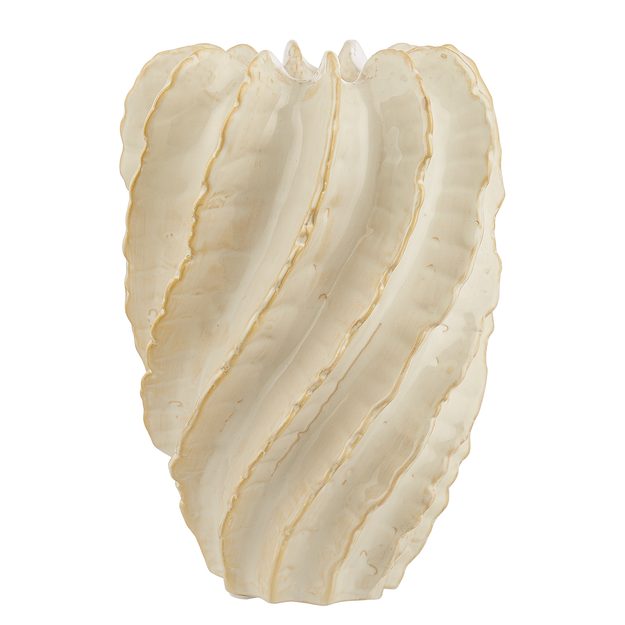 ORGANIC VÁZA 26 CM - BÉŽOVÁ