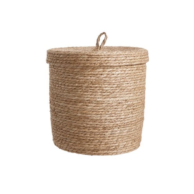 RUSH ROPE KOŠ KULATÝ S VÍKEM 35 CM