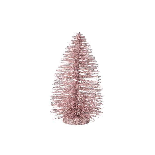 X-MAS STROMEČEK TŘPYTIVÝ 22 CM - SV. RŮŽOVÁ