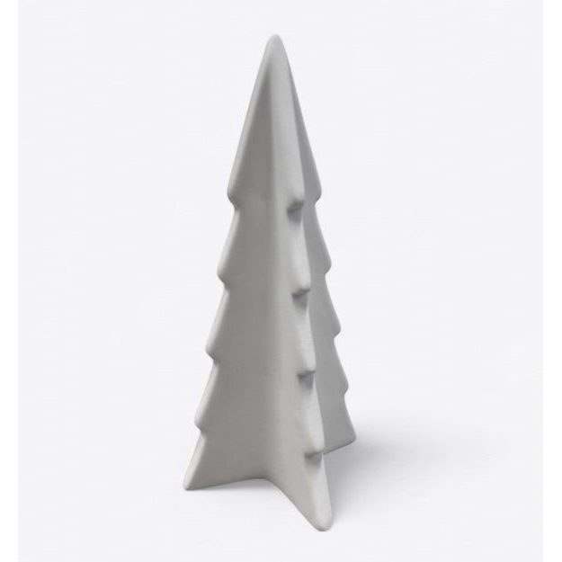 WHITE CHRISTMAS STROMEK 16 CM - BÍLÁ