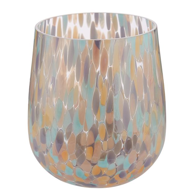 CONFETTI SKLENICE 450 ML - FIALOVÁ/RŮŽOVÁ