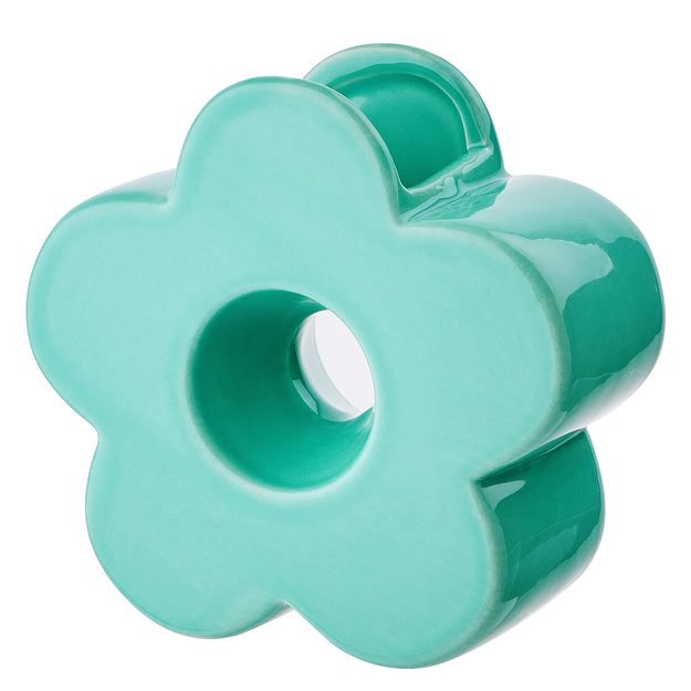 FLORY VÁZA KVĚT 11 CM - TYRKYSOVÁ