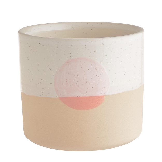 SUNSET KVĚTINÁČ 11 CM - BÉŽOVÁ/SV.ORANŽOVÁ