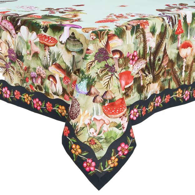 FUNGHI & FLOWERS UBRUS 250 X 160 CM