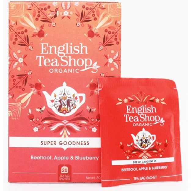 ENGLISH TEA SHOP ČAJ ČERVENÁ ŘEPA, JABLKO A BORŮVKY 20 KS