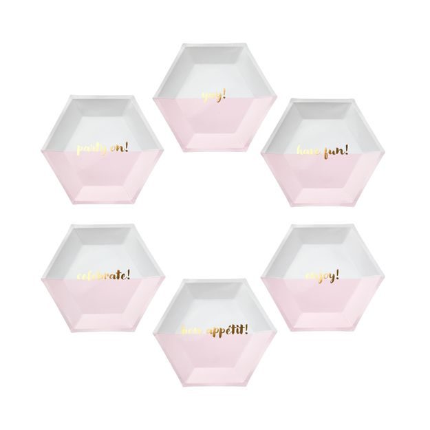 CELEBRATION PAPÍROVÉ TALÍŘE NÁPISY 6 KS