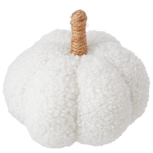 PUMPKIN DEKORACE 12 CM - KRÉMOVÁ