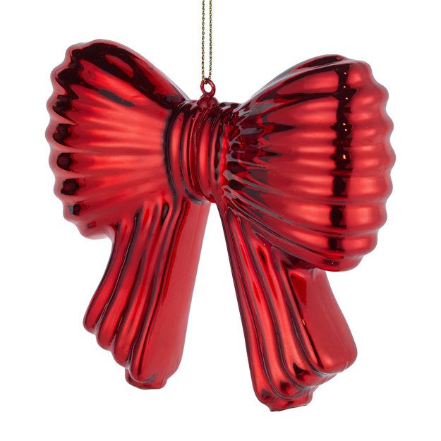 HANG ON SKLENĚNÁ OZDOBA MAŠLE - ČERVENÁ
