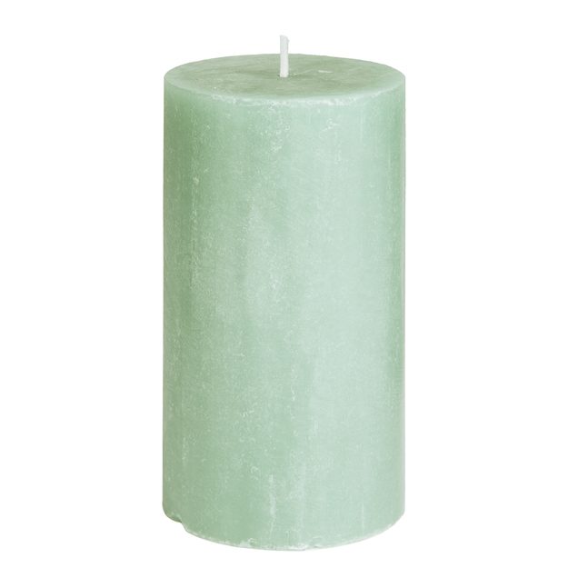 RUSTIC SVÍČKA 13 CM - SV. ZELENÁ