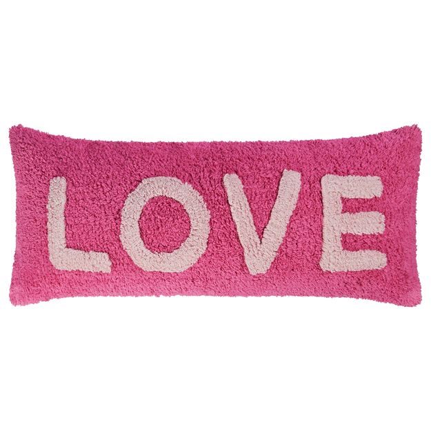 TUFTED LOVE POLŠTÁŘ 30 X 70 CM - RŮŽOVÁ