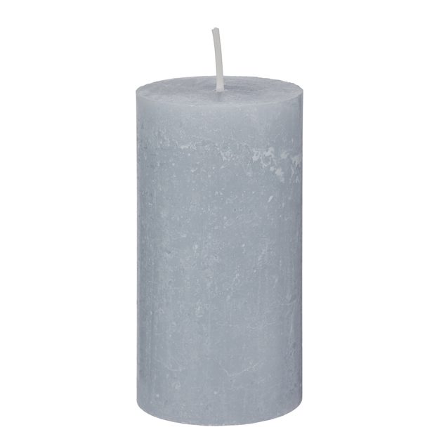 RUSTIC SVÍČKA 13 CM - SV. ŠEDÁ