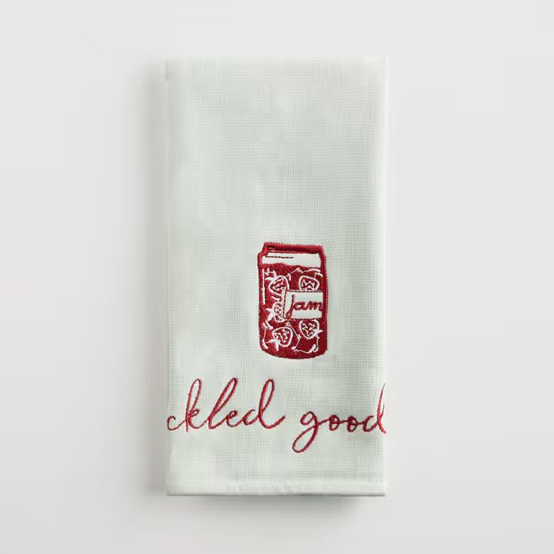 HOME & YOU KUCHYŇSKÁ UTĚRKA "PICKLED GOODIES" 37 X 50 CM - SV. ZELENÁ