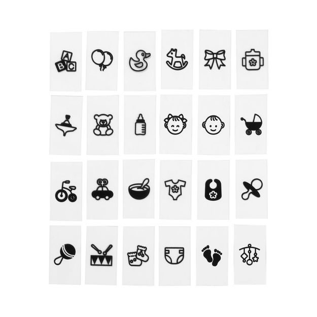 BLOCKBUSTER SYMBOLY VÍTÁNÍ MIMINKA 30 KS