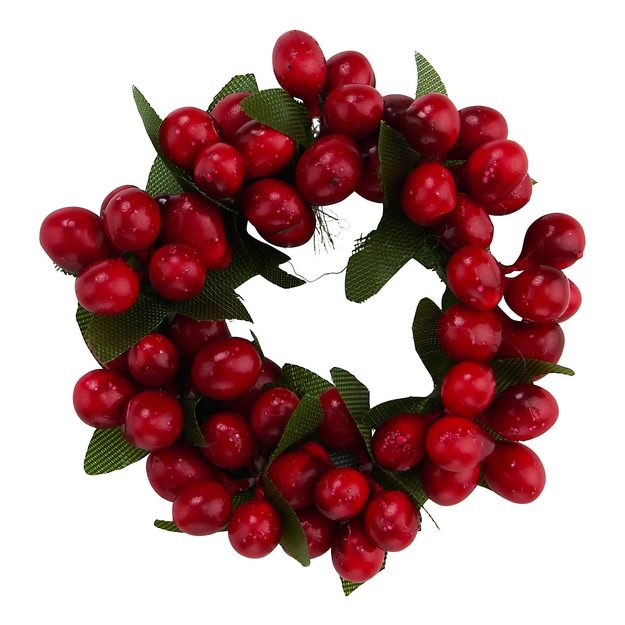 BERRY MINI VĚNEC S BOBULEMI 6 CM