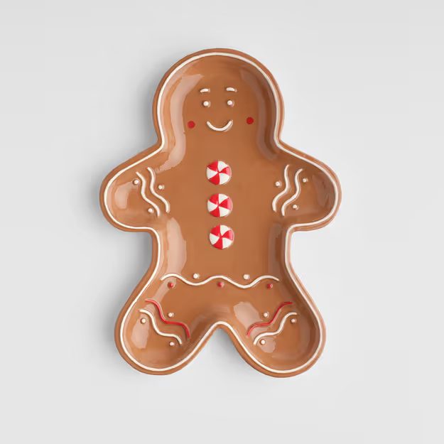 HOME & YOU SERVÍROVACÍ TALÍŘ PERNÍKOVÝ MUŽÍČEK 30 CM