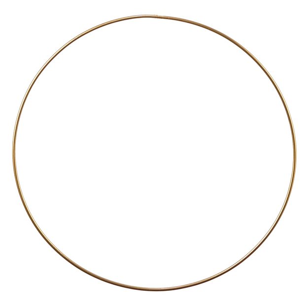 LUNA DEKORAČNÍ KRUH 30 CM - ZLATÁ