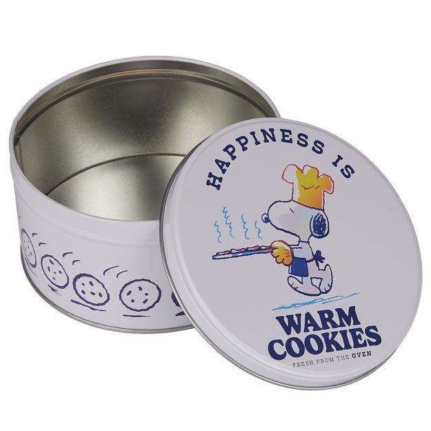 PEANUTS DÓZA "WARM COOKIES" MALÁ - BÍLÁ