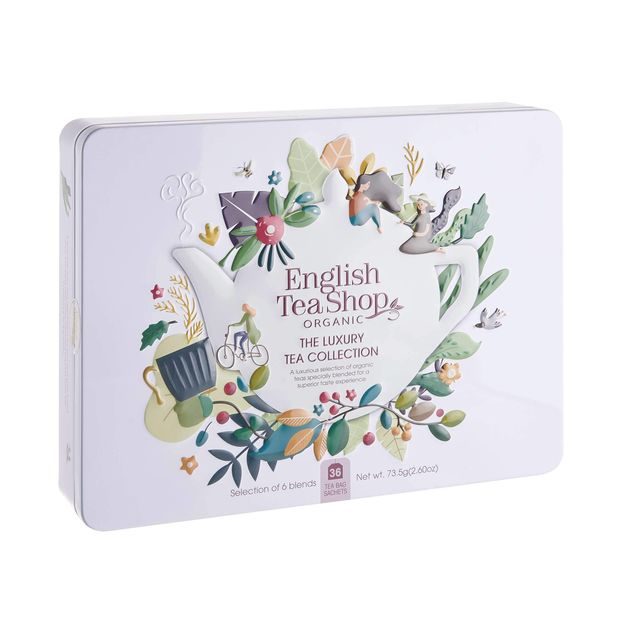 ENGLISH TEA SHOP LUXUSNÍ KOLEKCE ČAJŮ V PLECHOVCE 36 KS