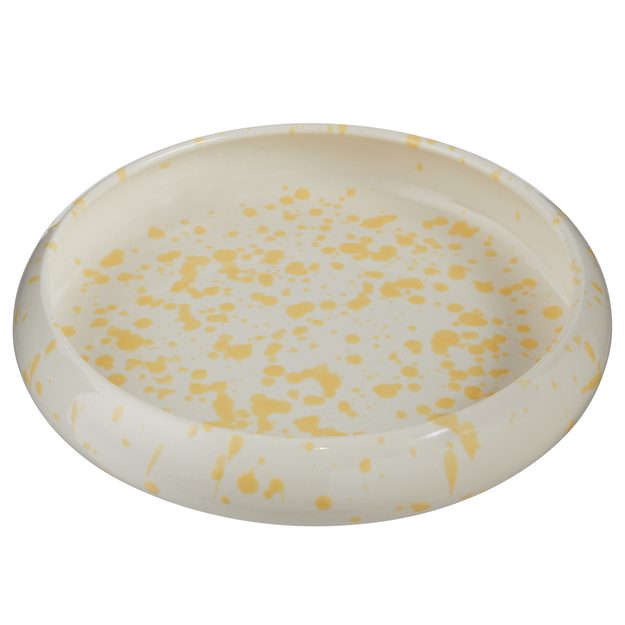 BOOGY SPLASH TALÍŘ NA TĚSTOVINY - ŽLUTÁ