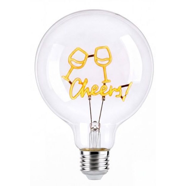 BRIGHT LIGHT LED ŽÁROVKA "CHEERS" - ŽLUTÁ