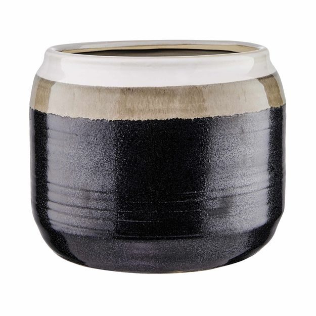 NATIVE KVĚTINÁČ 20 CM - ČERNÁ