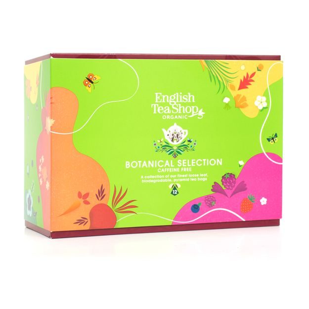 ENGLISH TEA SHOP BYLINKOVÁ ČAJ "BOTANICAL SELECTION" 12 KS - RŮZNÉ PŘÍCHUTĚ
