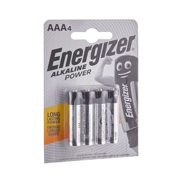 ENERGIZER ALKALICKÉ POWER BATERIE AAA 1,5V 4 KS