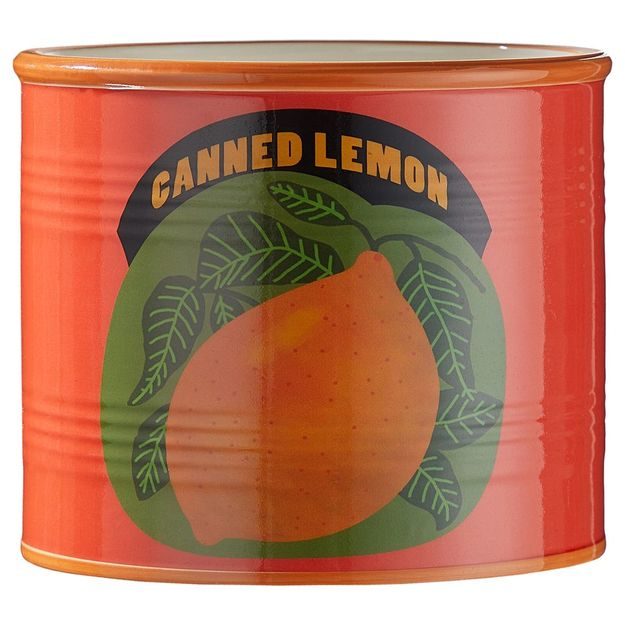 TIN KVĚTINÁČ CITRON 6 CM - ORANŽOVÁ