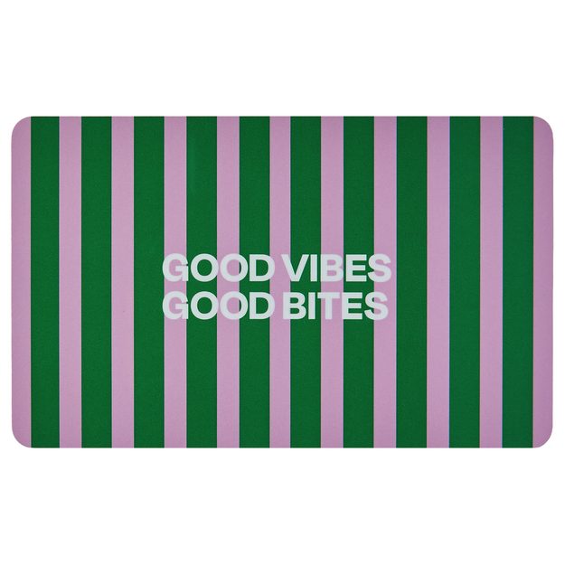 BREAD N' BUTTER SNÍDAŇOVÉ PRKÉNKO "GOOD VIBES" - ZELENÁ/RŮŽOVÁ