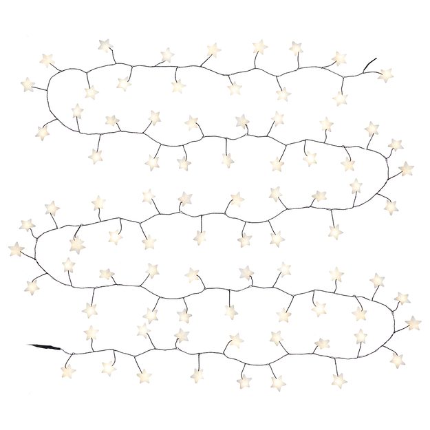 STAR LIGHTS SVĚTELNÝ ŘETĚZ SE ZÁSTRČKOU HVĚZDY