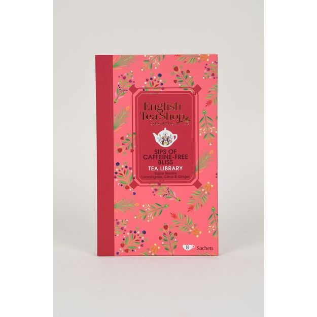 ENGLISH TEA SHOP KNÍŽKA ČAJŮ "SIPS OF CAFFEINE-FREE BLISS" 8 KS