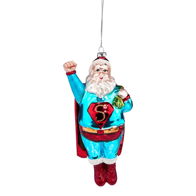 HANG ON OZDOBA SANTA SUPERMAN
