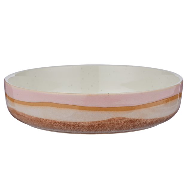 MEDLEY TALÍŘ NA TĚSTOVINY 21 CM - RŮŽOVÁ