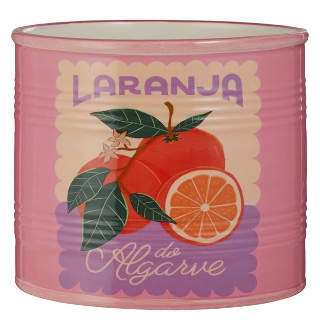 TIN KVĚTINÁČ POMERANČ 13 CM - ORANŽOVÁ
