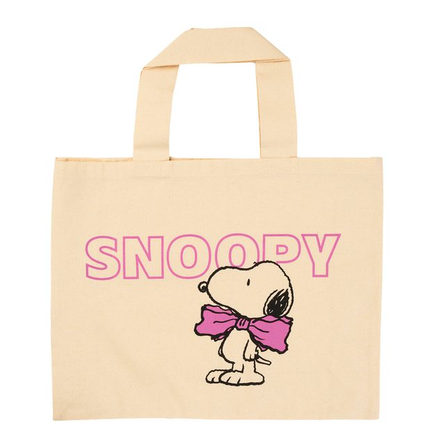 PEANUTS TAŠKA BAVLNĚNÁ VELKÁ SNOOPY S MAŠLÍ