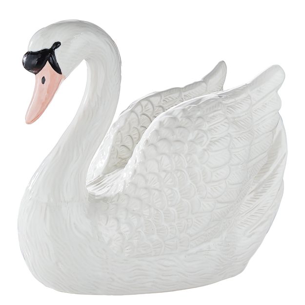 ODETTE DEKORACE LABUŤ 21 CM