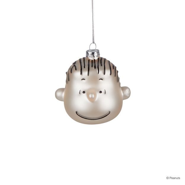 PEANUTS SKLENĚNÁ OZDOBA LINUS