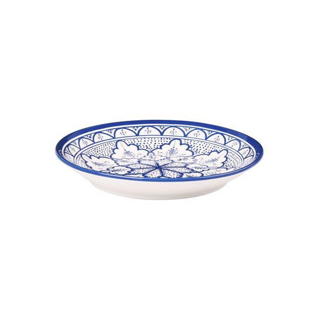 CASBAH TALÍŘ VZOROVANÝ 21 CM - MODRÁ