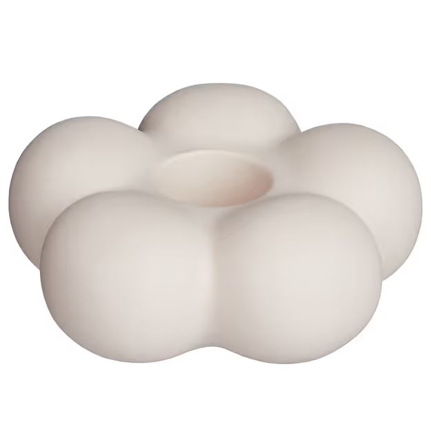 BLOOM SVÍCEN KERAMICKÝ 9 CM - SV. RŮŽOVÁ