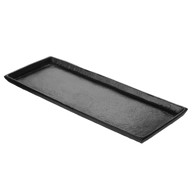 BANQUET DEKORAČNÍ PODNOS 35 X 14 CM - ČERNÁ