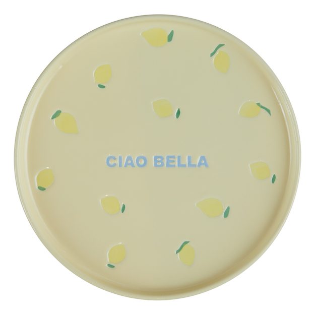 GOOD VIBES TALÍŘ CITRONY 15 CM - ŽLUTÁ