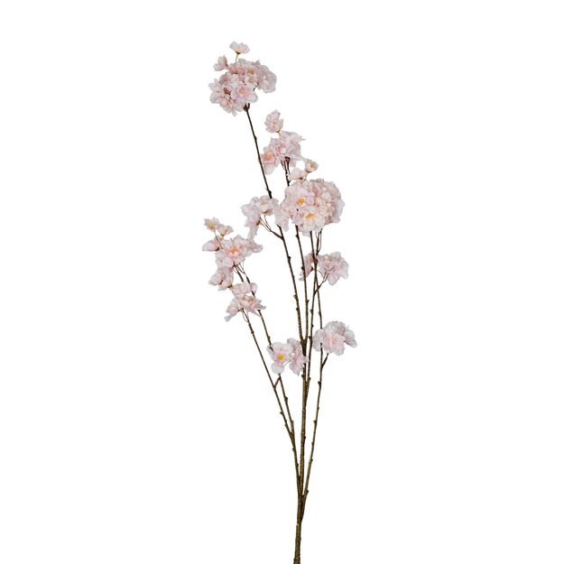 FLORISTA VĚTVIČKA KVETOUCÍ BROSKVOŇ 116 CM - RŮŽOVÁ
