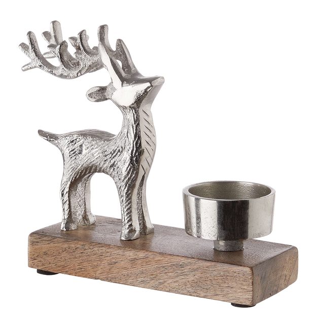 OH MY DEER SVÍCEN NA ČAJOVOU SVÍČKU - STŘÍBRNÁ