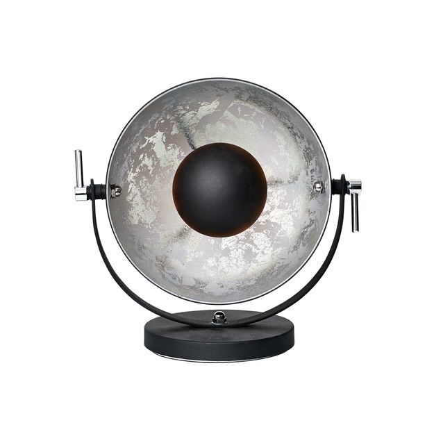 SATELLIGHT STOLNÍ LAMPA 38 CM - STŘÍBRNÁ/ČERNÁ