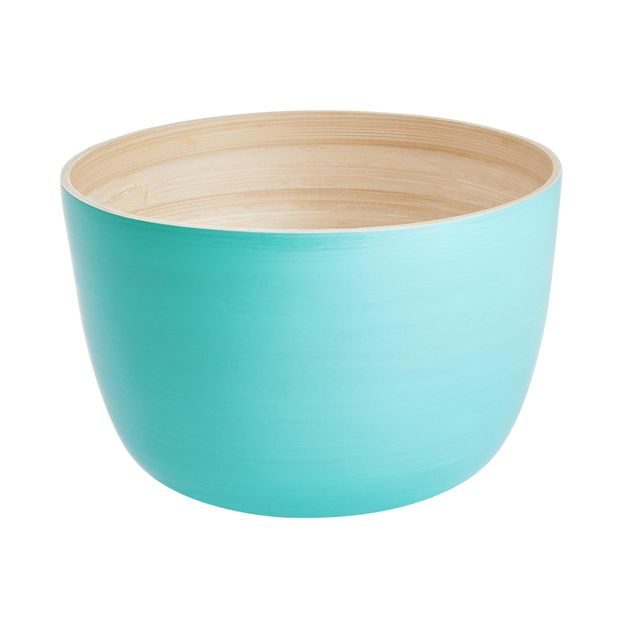 BAMBOO BAMBUSOVÁ MISKA 22 CM - TYRKYSOVÁ