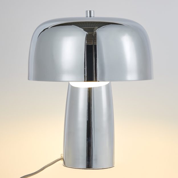 LOOMY STOLNÍ LAMPA - STŘÍBRNÁ