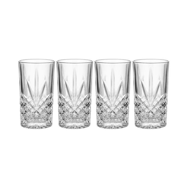 CRYSTAL CLUB SADA SKLENIC NA LONG DRINK 330 ML SET 4 KS