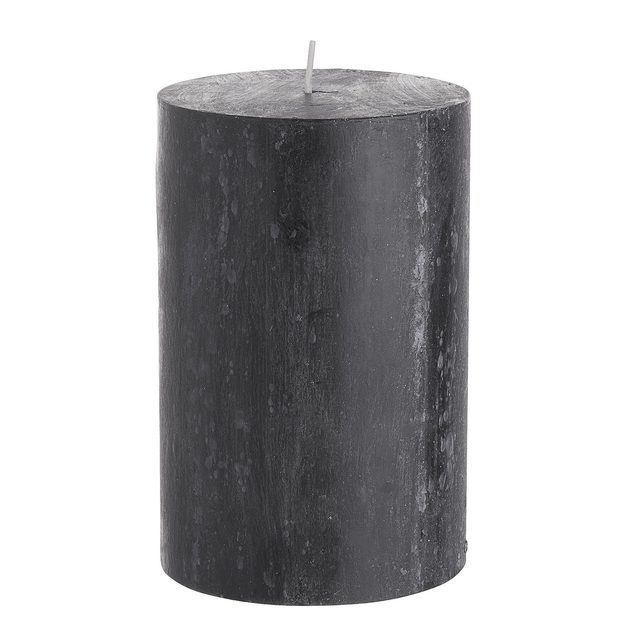 RUSTIC SVÍČKA 15 CM - ČERNÁ