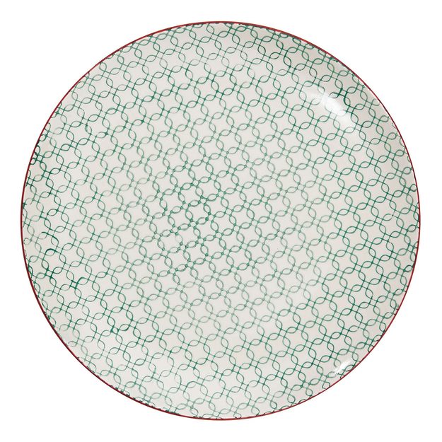 RETRO JÍDELNÍ TALÍŘ - PETROLEJOVÁ