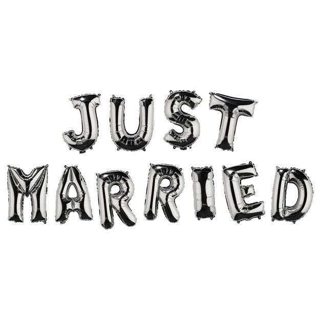 UPPER CLASS FÓLIOVÝ BALÓNEK "JUST MARRIED"
